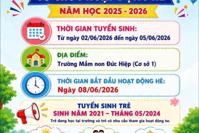 Thông báo dạy hè