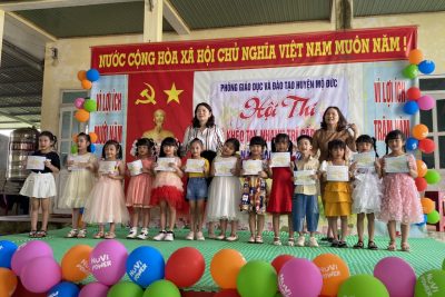 Trường mầm non Đức Hiệp tham dự Hội thi “Bé khéo tay-Bé nhanh trí” cấp huyện năm học 2022-2023.